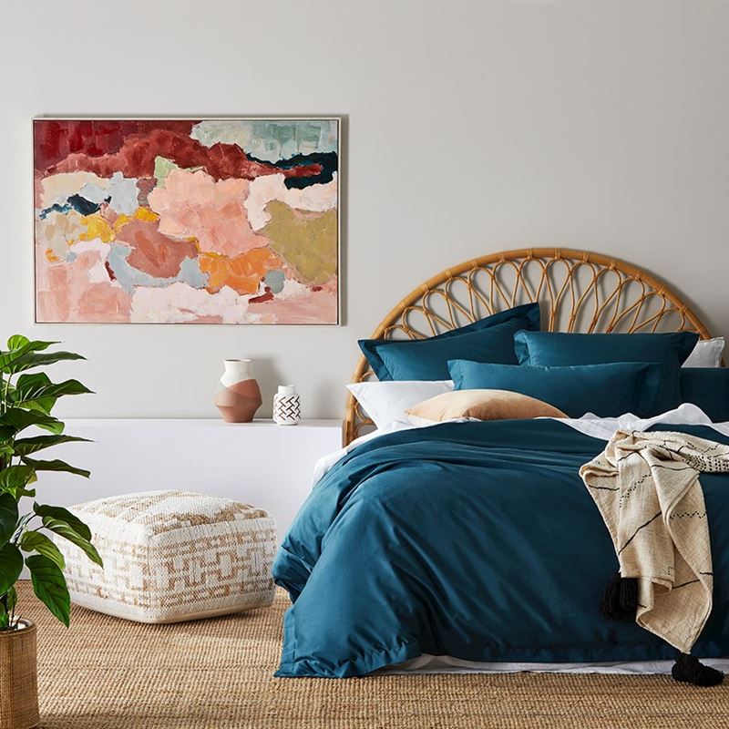 600TC Cotton Bamboo Peacock Pillowcase