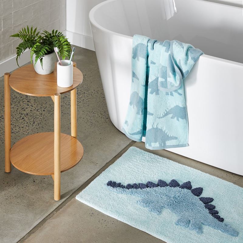 Stegosaurus Aqua Face Washers Pack of 2