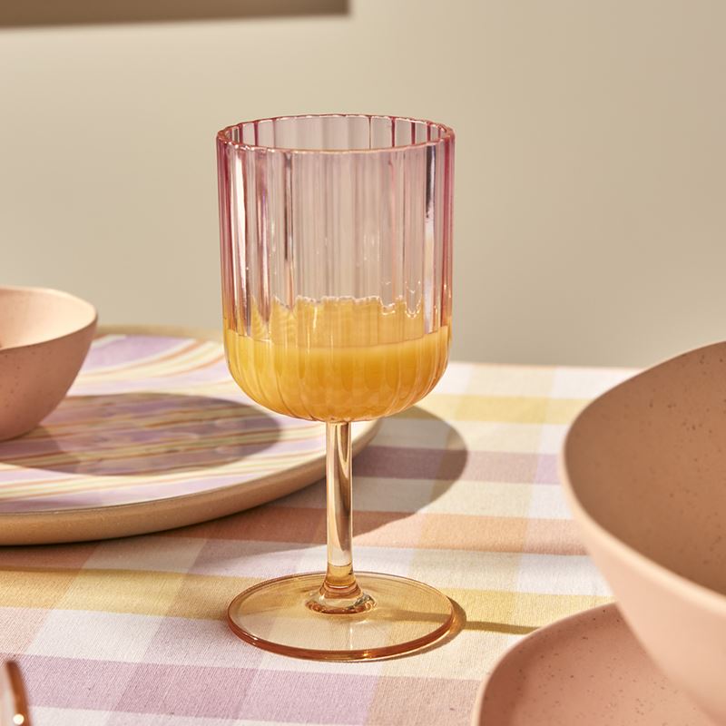 Positano Pink & Orange Drinkware