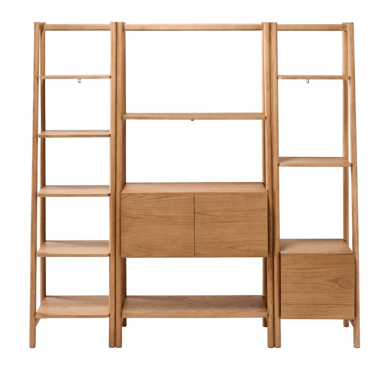 Elk Oak 3 Tier Shelving