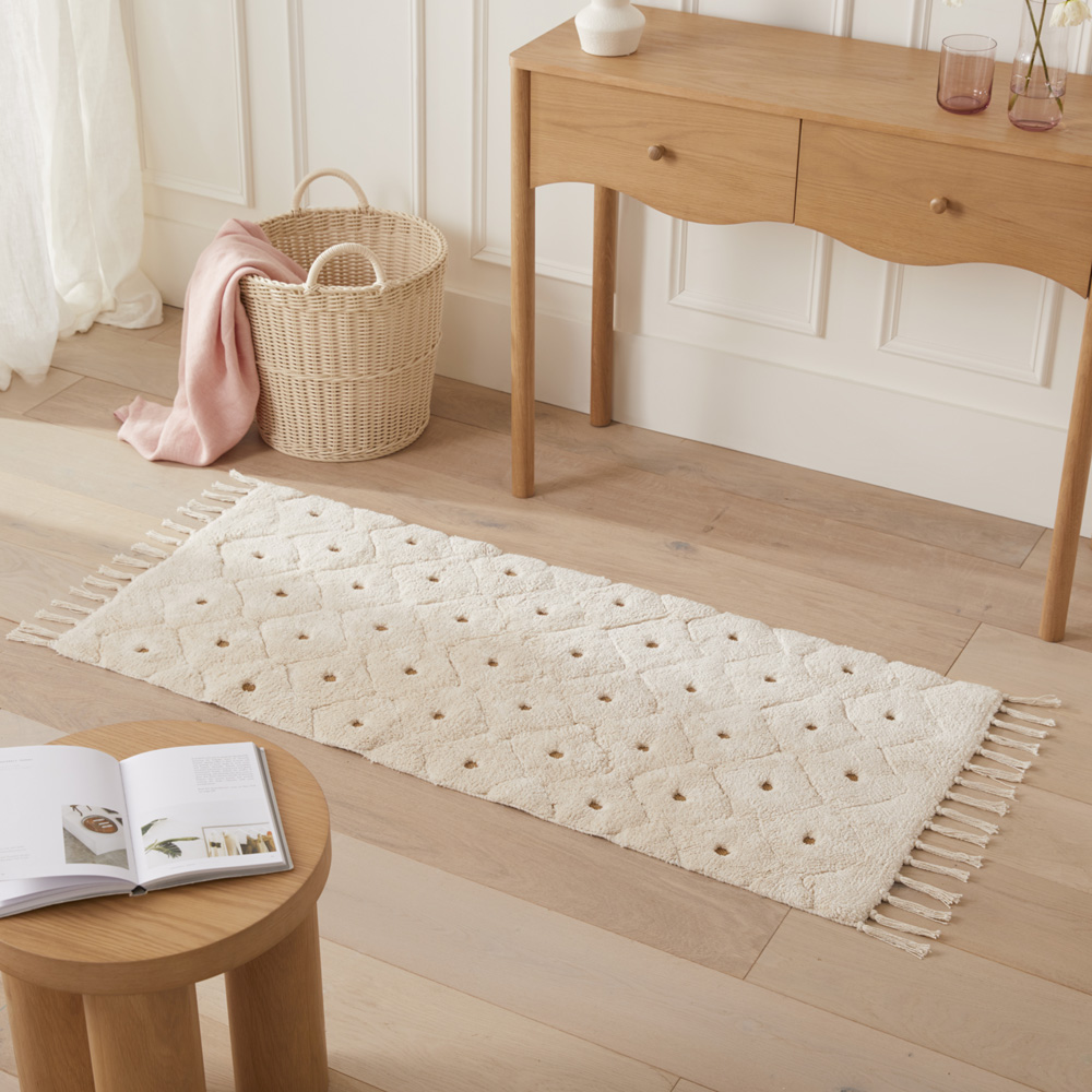 Freya Natural & Tobacco Rug Runner