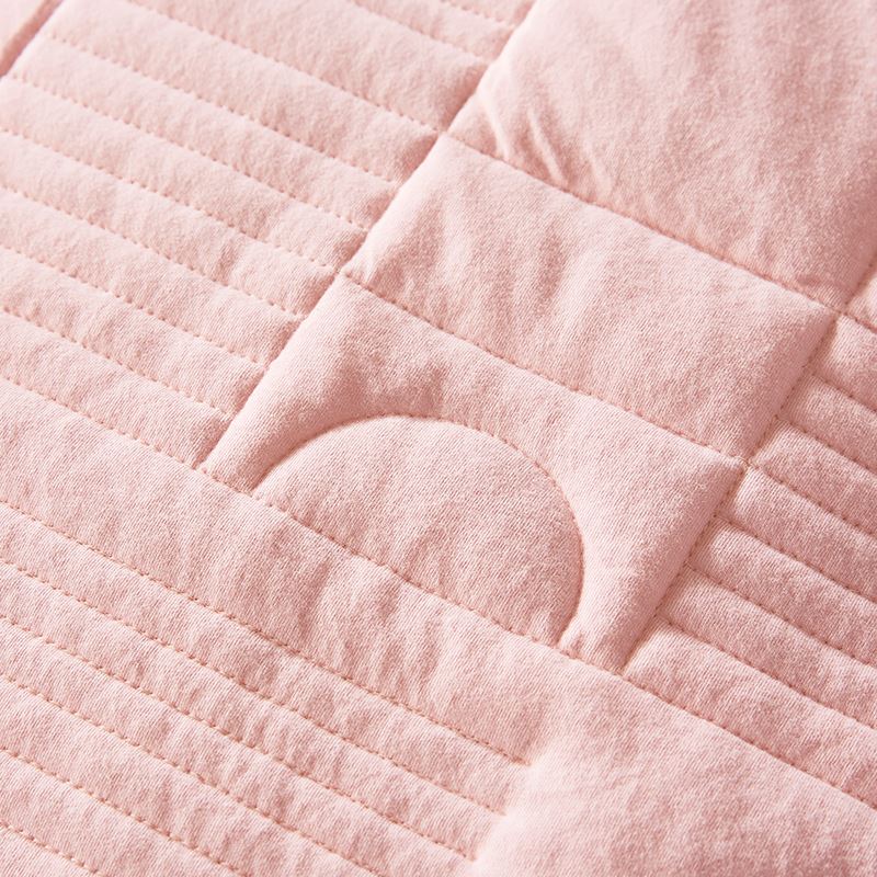 Marlowe Soft Pink Quilted Jersey Quilt Cover Set