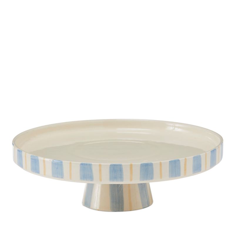 Soho Blue Stripe Servingware