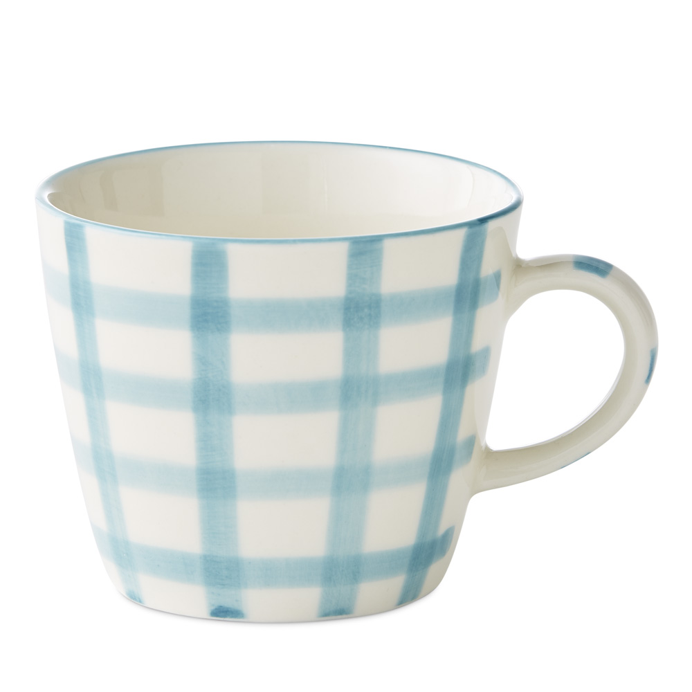 Charli Teal Check Servingware
