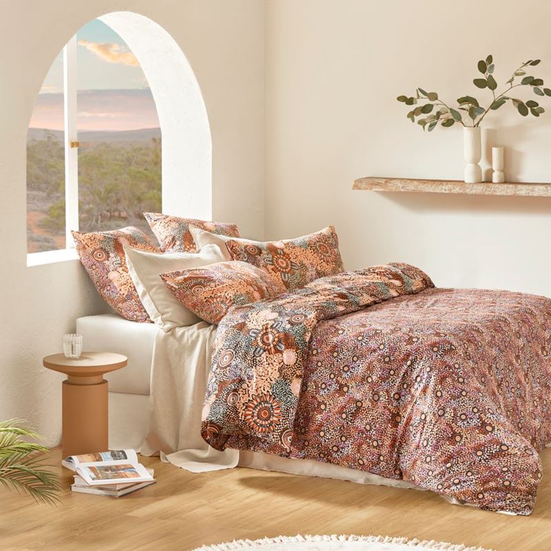 Cungelella Wadjin Sandstone Quilt Cover Set + Separates