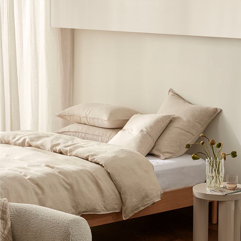 Vintage Washed Linen Linen Quilt Cover Separates