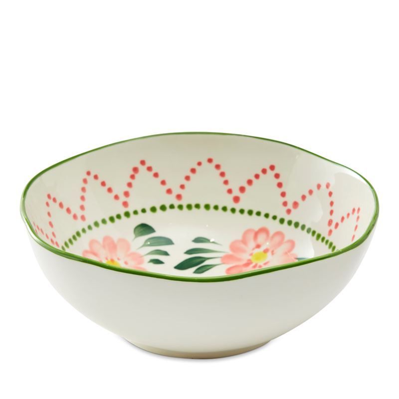Valentina Handpainted Green Servingware