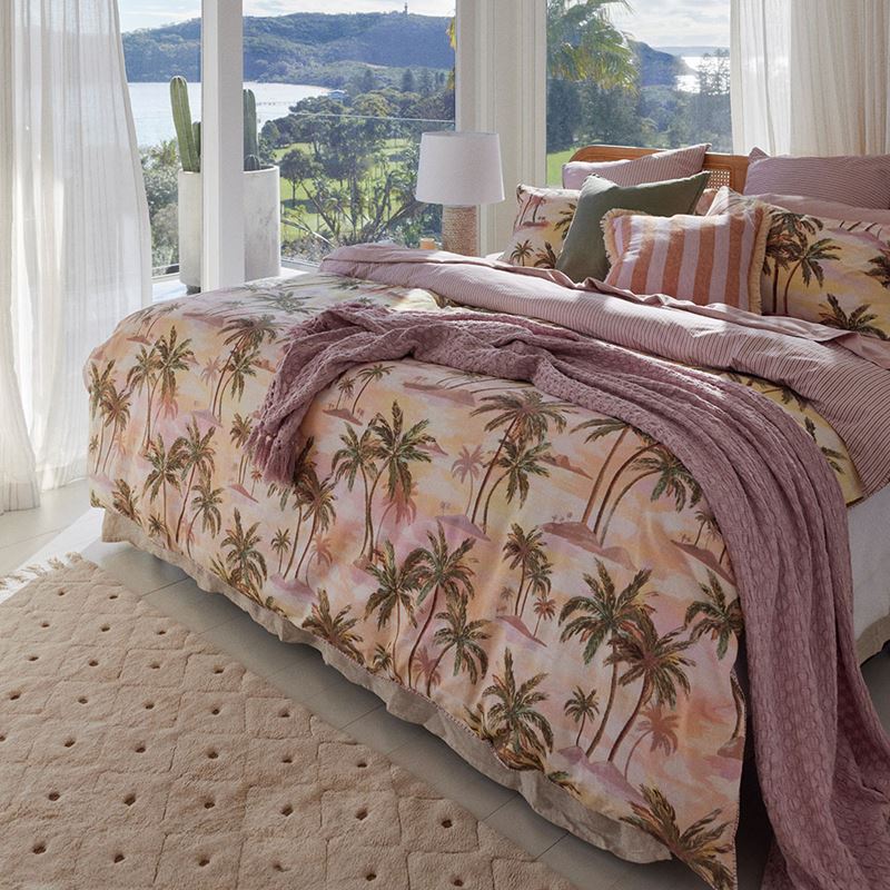 Sunset Palm Quilt Cover Set + Separates