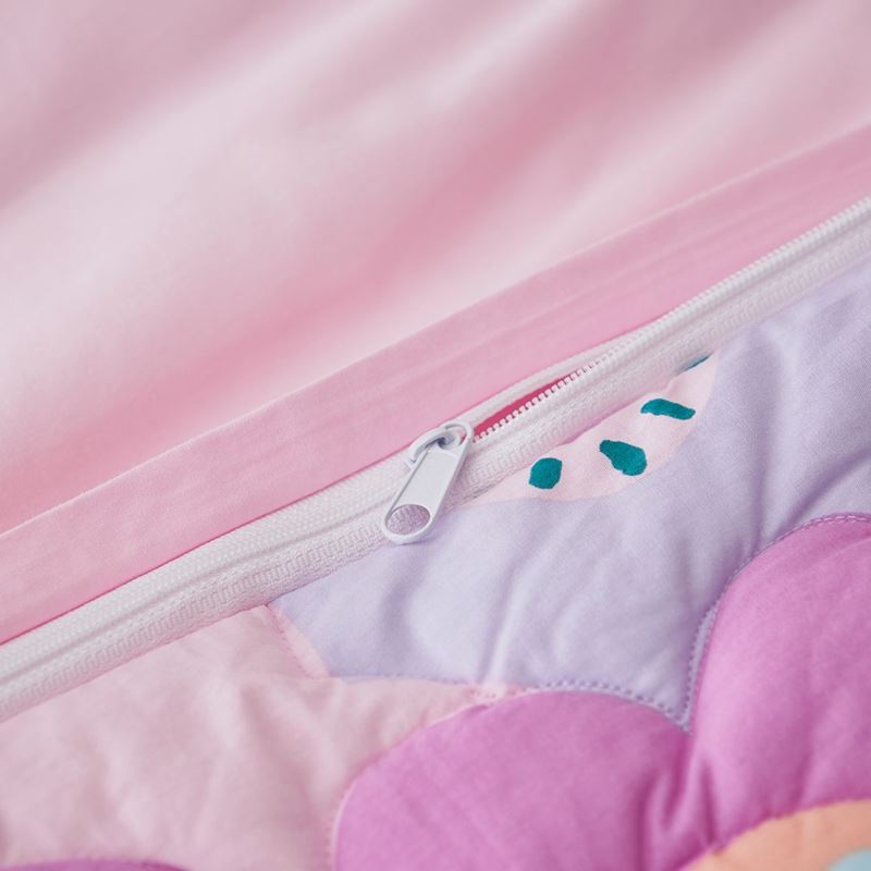 Poppy Floral Quilted Cot Quilt Cover Set