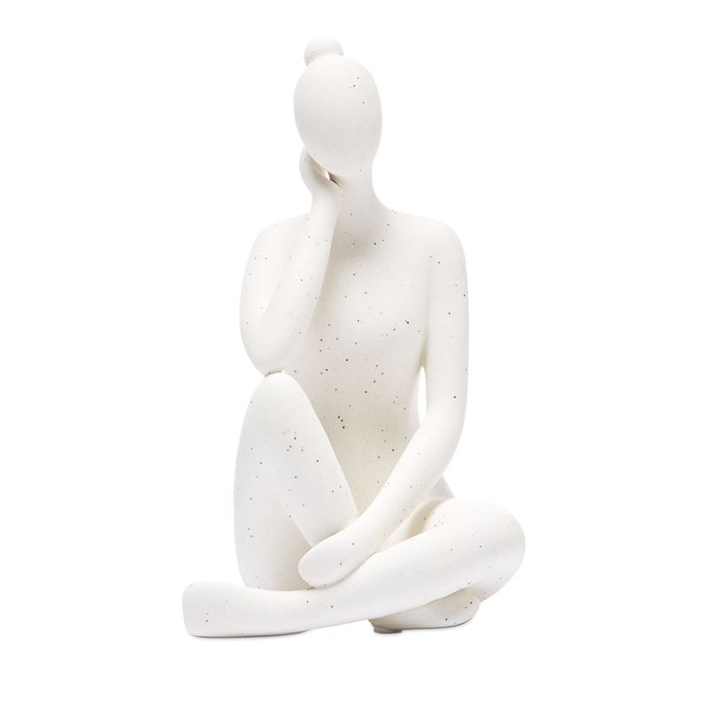 Contemplation White Statues