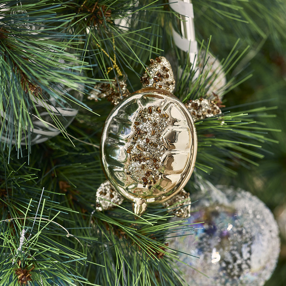 Under The Sea Gold Turtle