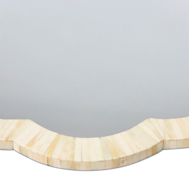 Catania Ivory Flower Mirror