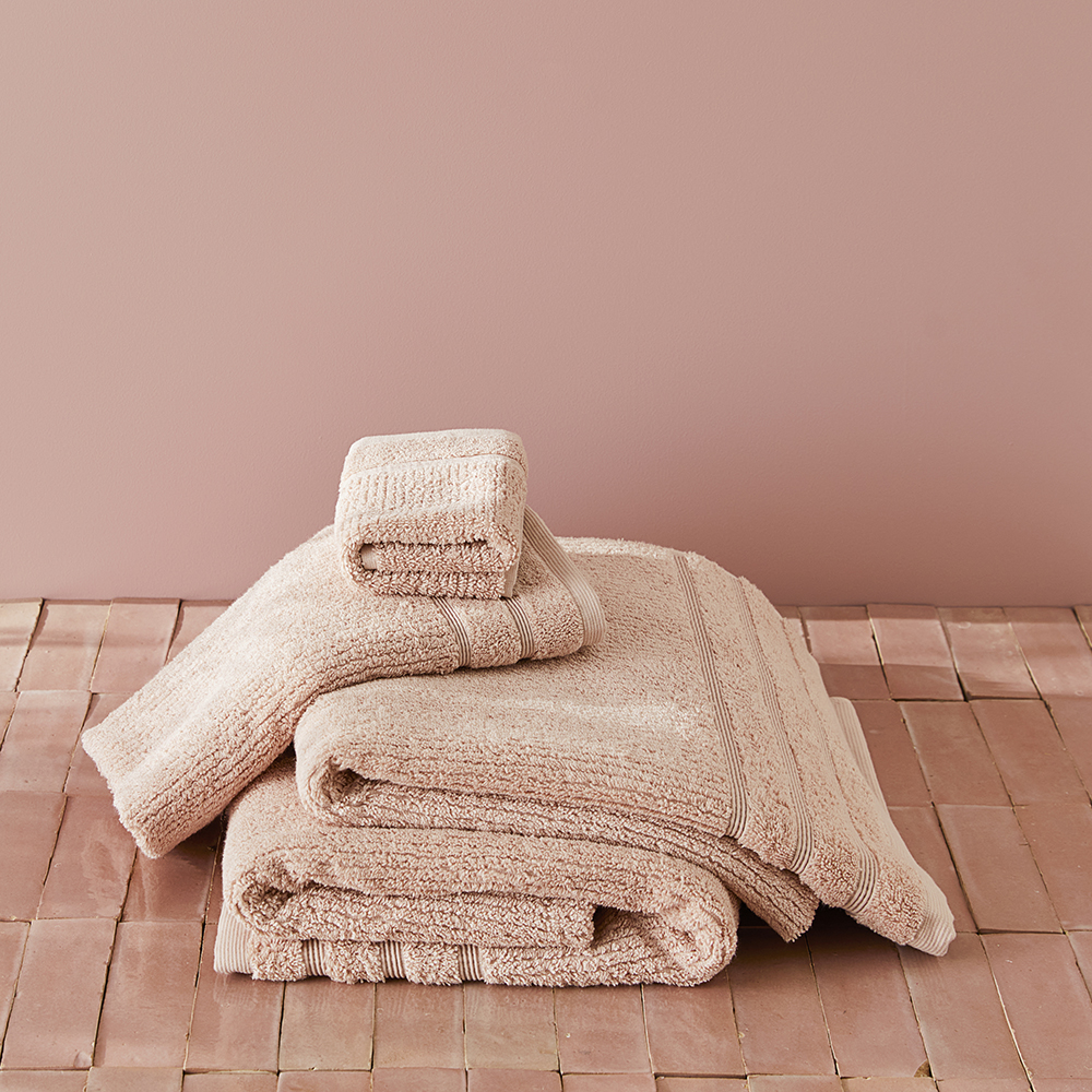 Flinders Nude Pink Towel Range