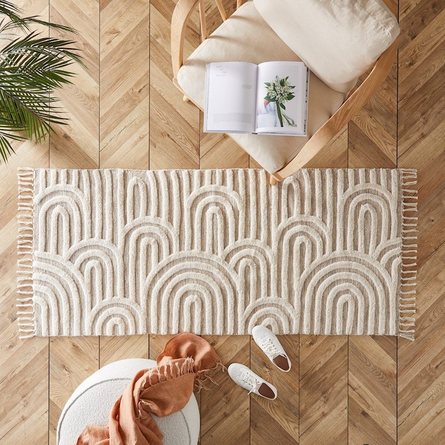 Archie Natural & Ivory Rug Runner