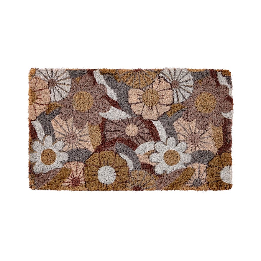 Coir Vintage Floral Doormat