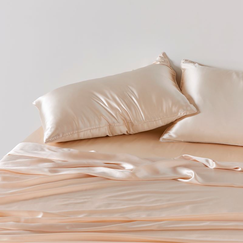 Pure Silk Shell Pink Sheet Set