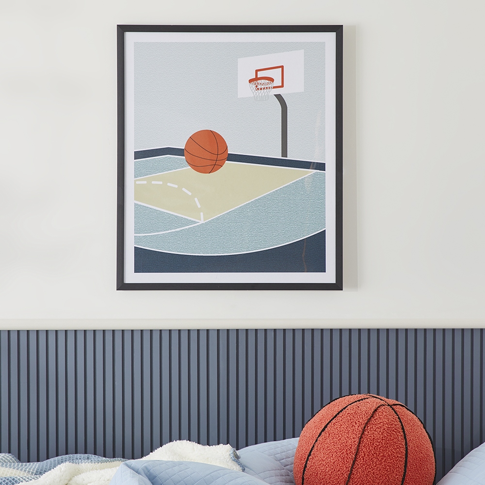 Basketball Court Wall Art