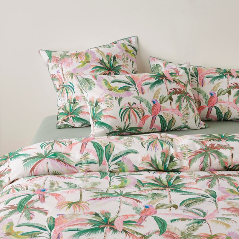 Rio Palm Green Quilt Cover Set + Separates