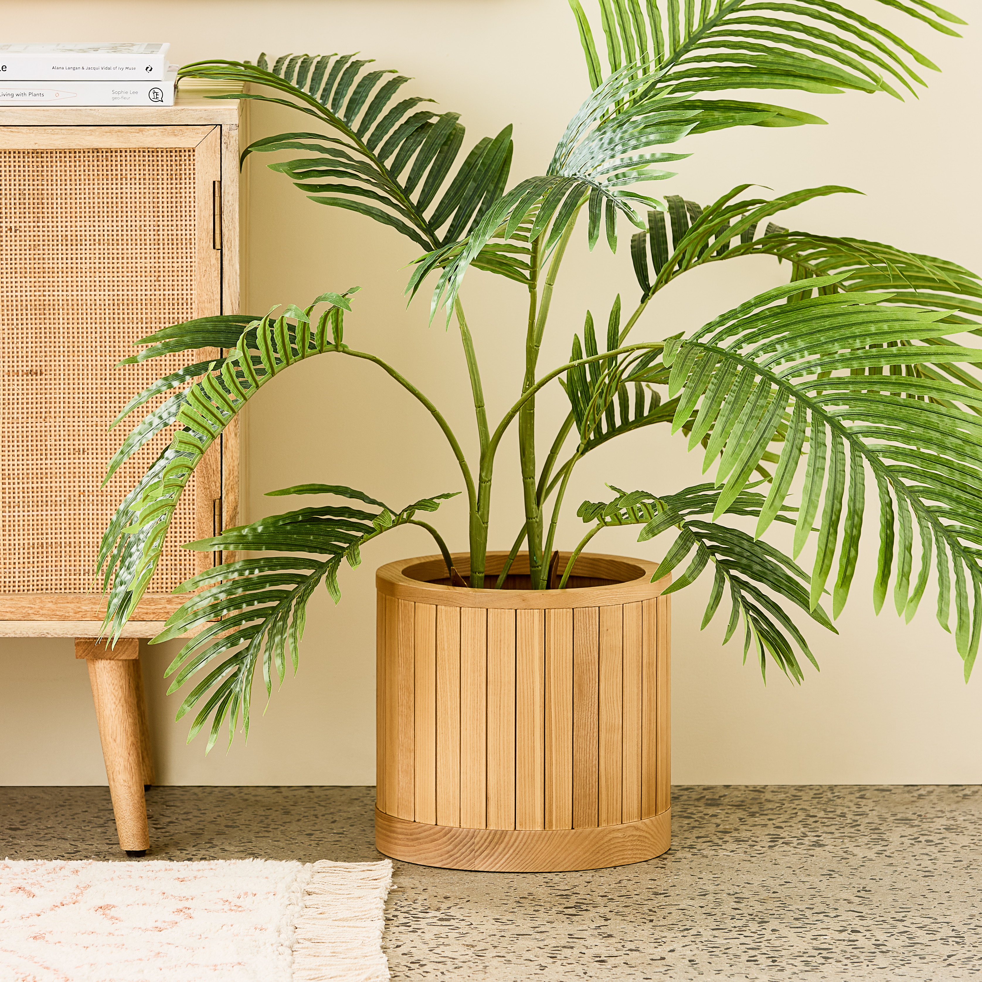 Mark Tuckey Panelled Natural Pot