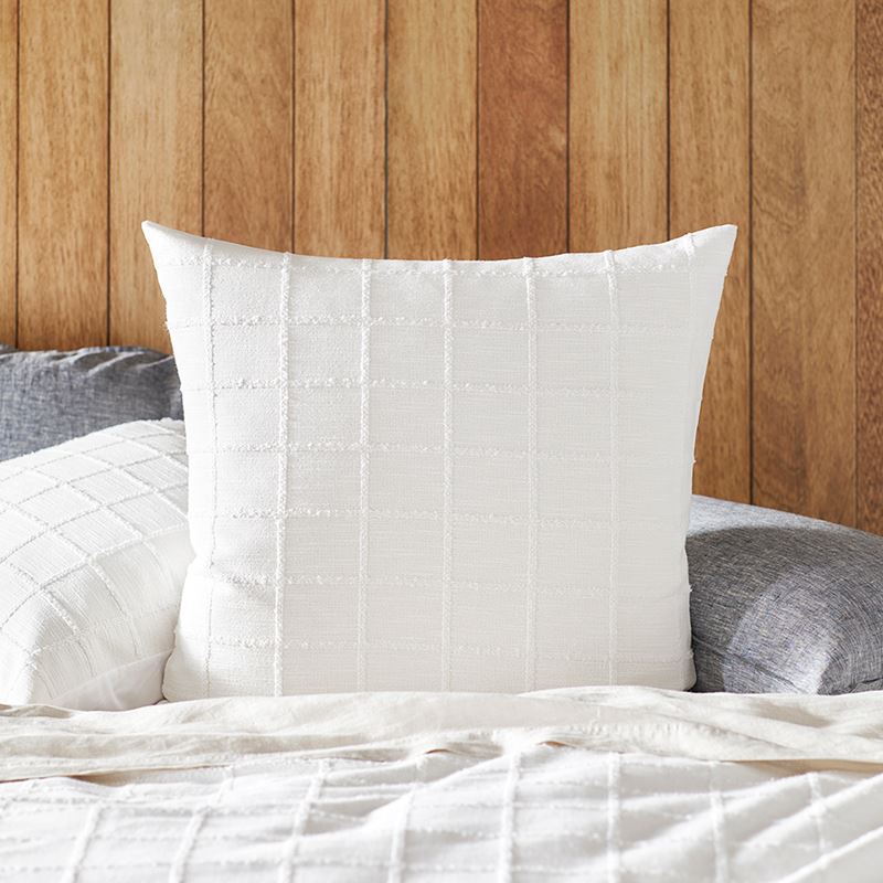 Greenwich Check Off White Quilt Cover Separates