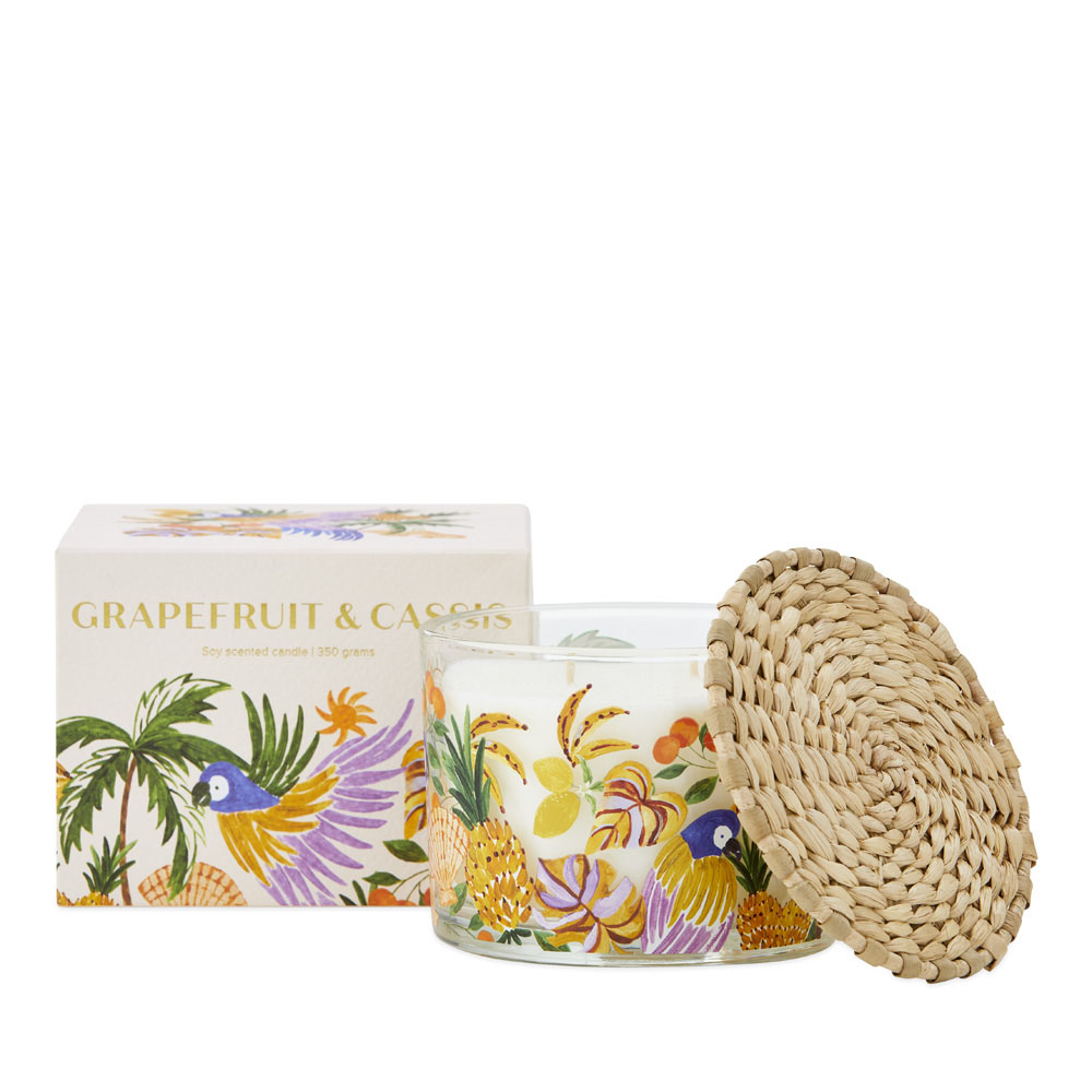 Wild Blooms Grapefruit + Cassis Candle 350g