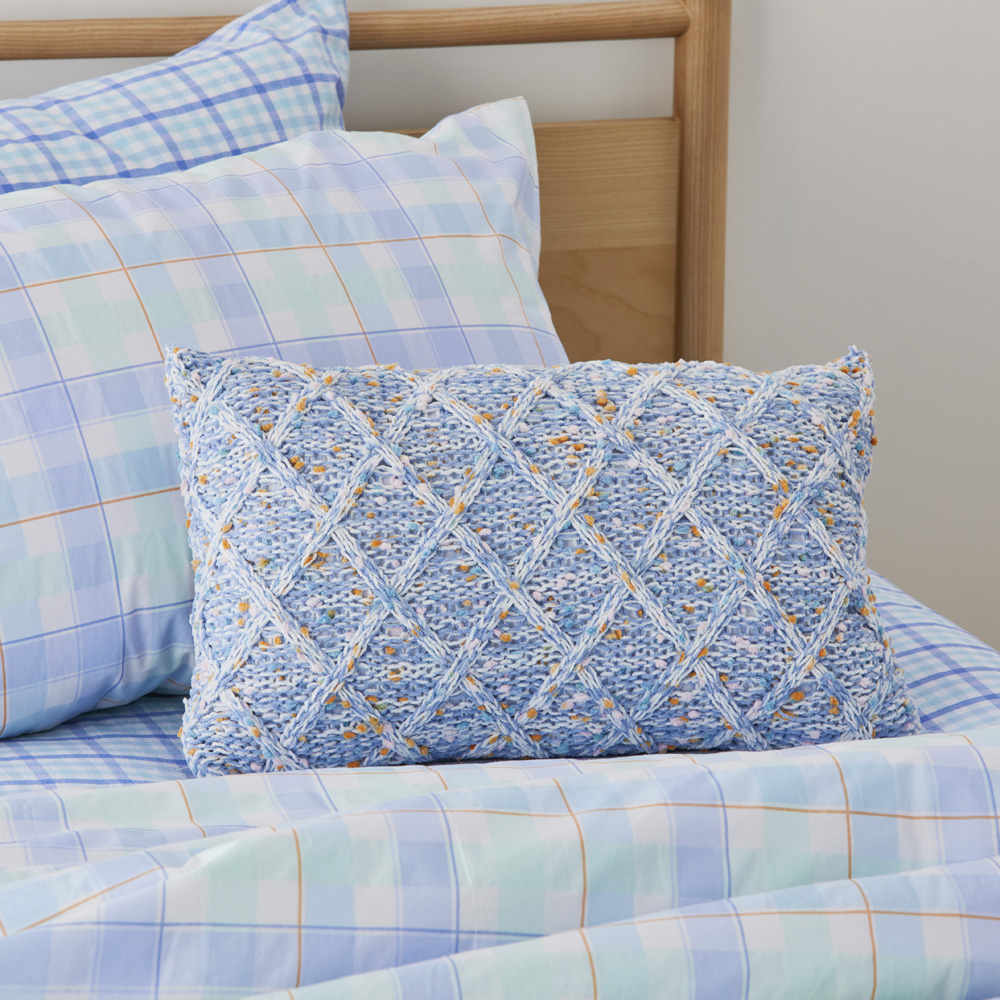 Speckle Blue Cushion