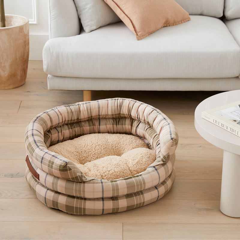 Ziggy Biscuit & Forest Corduroy Pet Bed