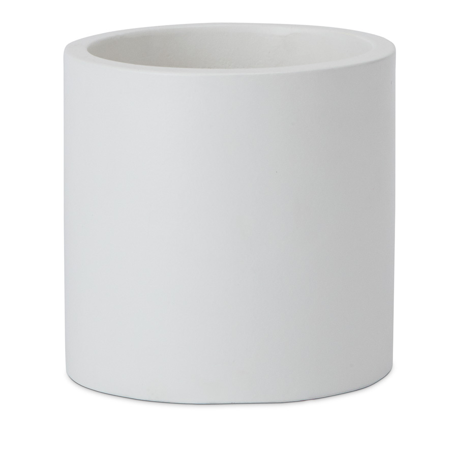 Stark Matte White Small Pot
