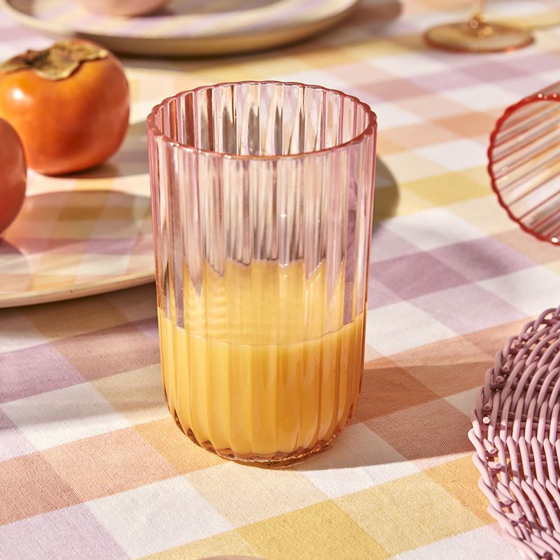Positano Pink & Orange Drinkware