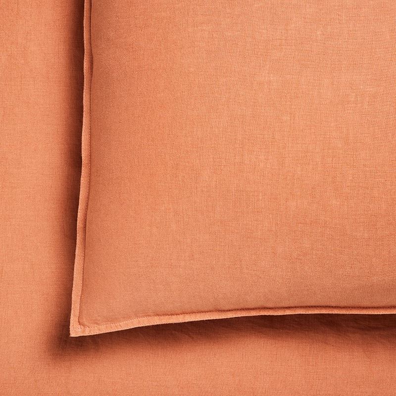 Vintage Washed Linen Brick Sheet Separates + Pillowcases