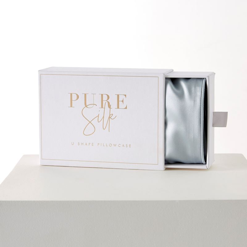 Pure Silk Soft Blue Pillowcases