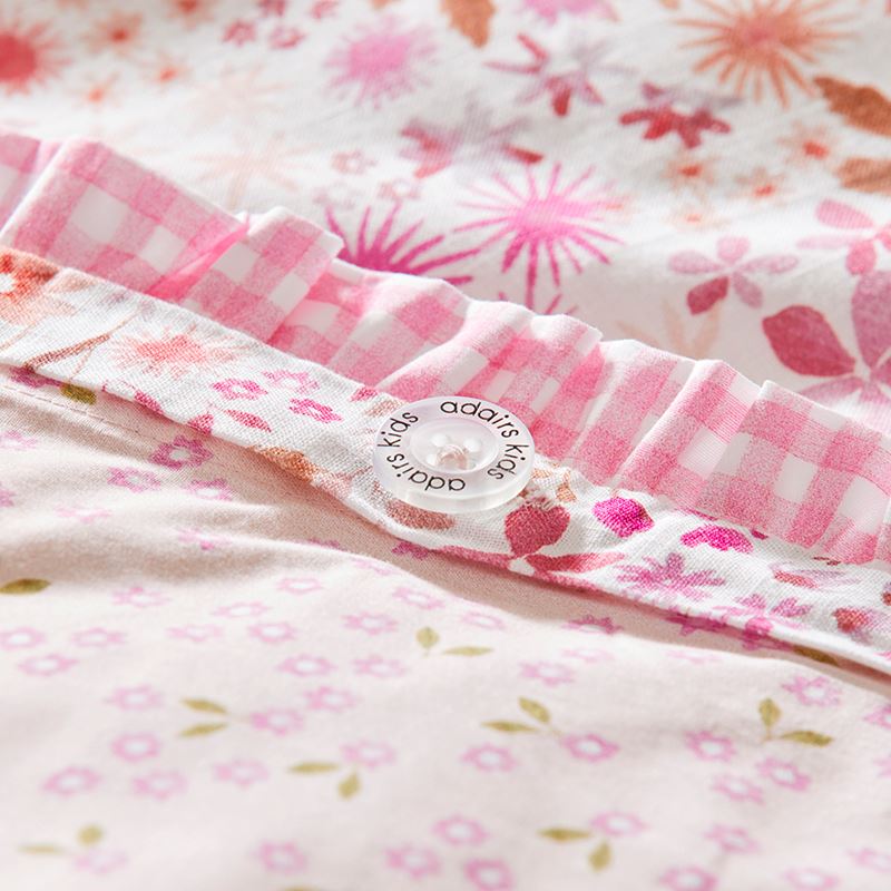 Lulu Pink Ruffle Quilt Cover Set