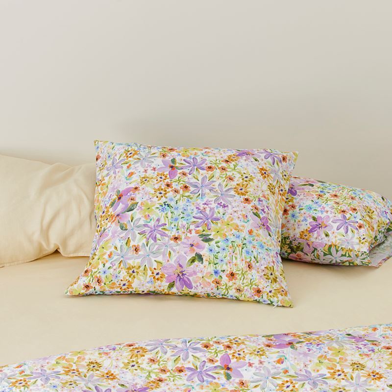 Sienna Floral Lilac Quilt Cover Set + Separates