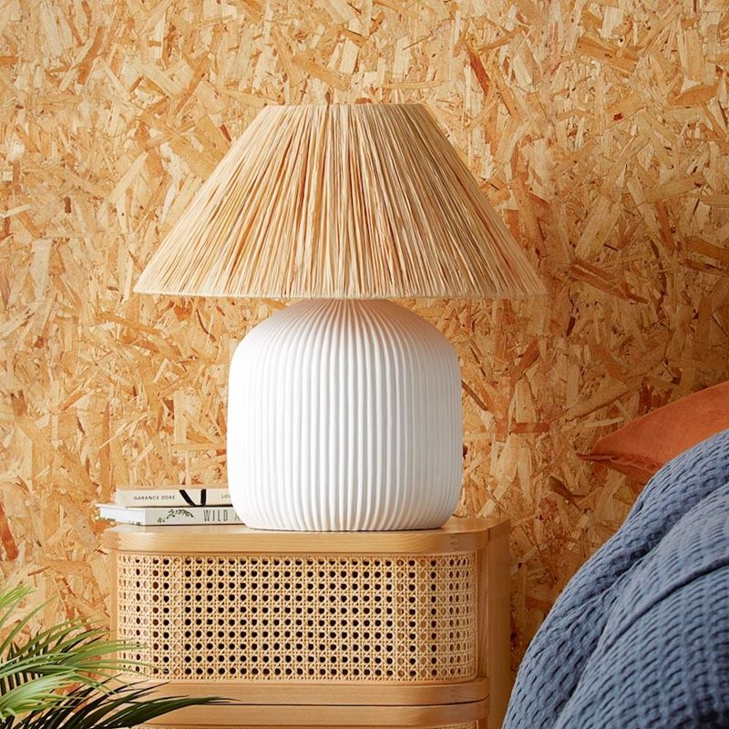 Mali White & Natural Table Light