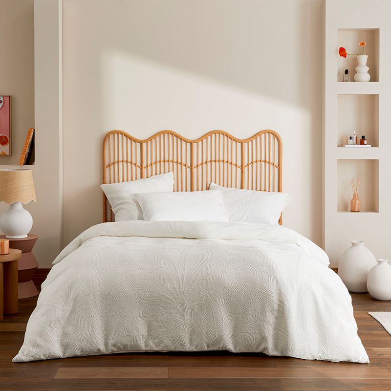 Acai Off White Matelasse Quilt Cover Separates