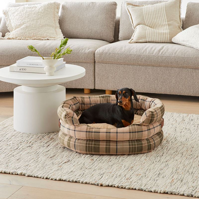 Ziggy Biscuit & Forest Corduroy Pet Bed