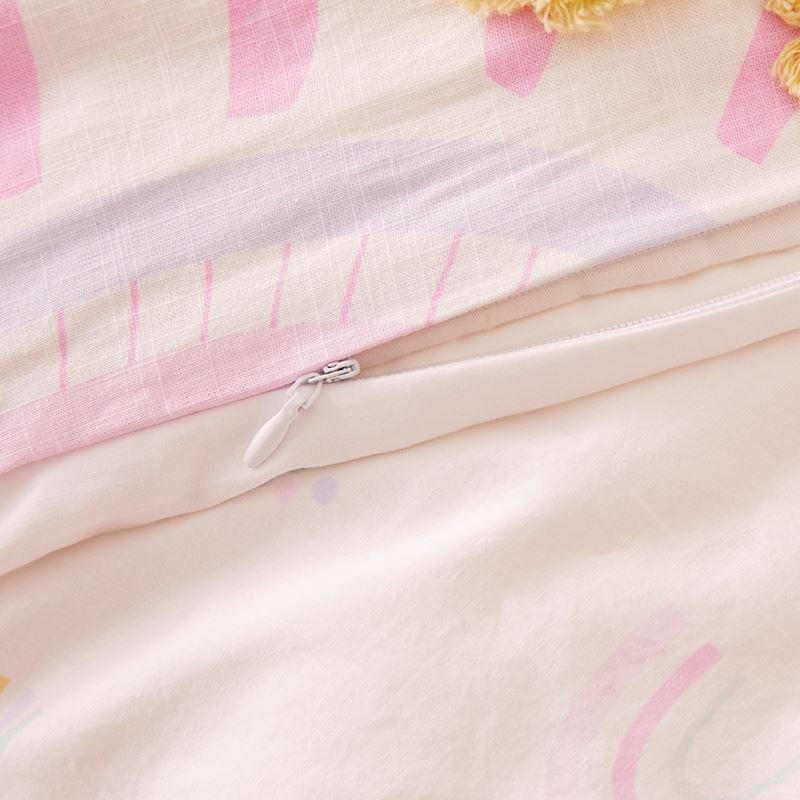 Sunshine & Rainbows Fresh Pastels Cot Quilt Cover Set