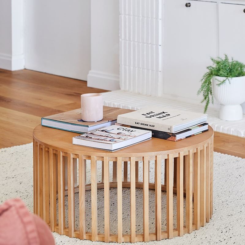 Slat Oak Coffee Table