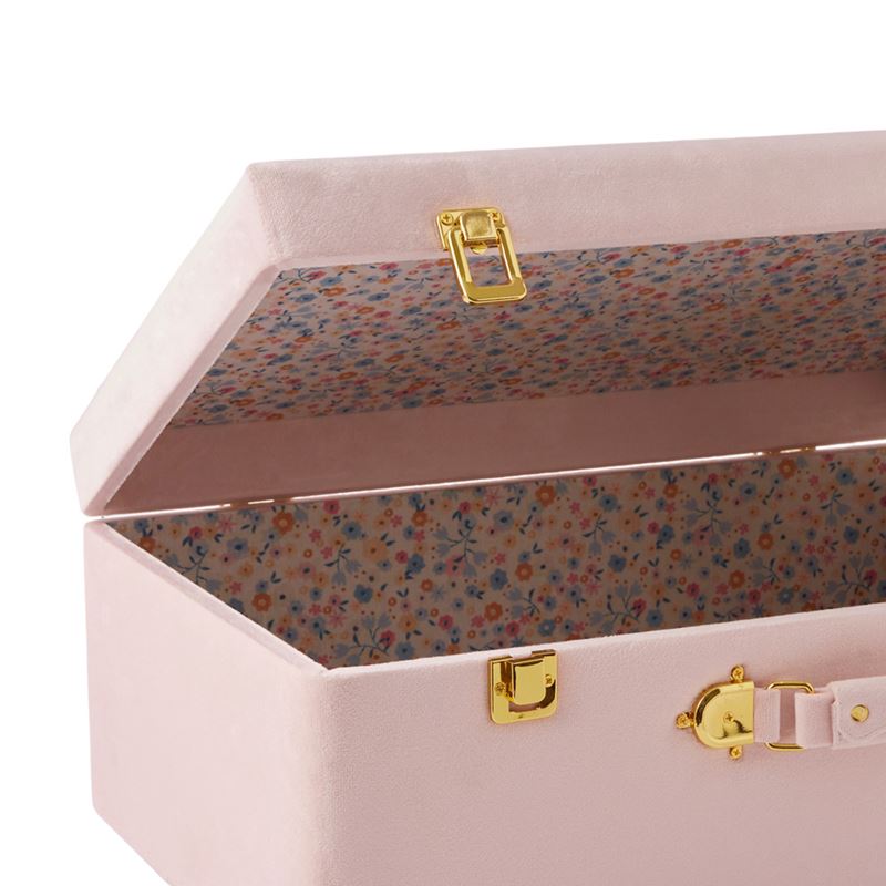 Keepsake Pink Lottie Floral Suitcases Set of 2