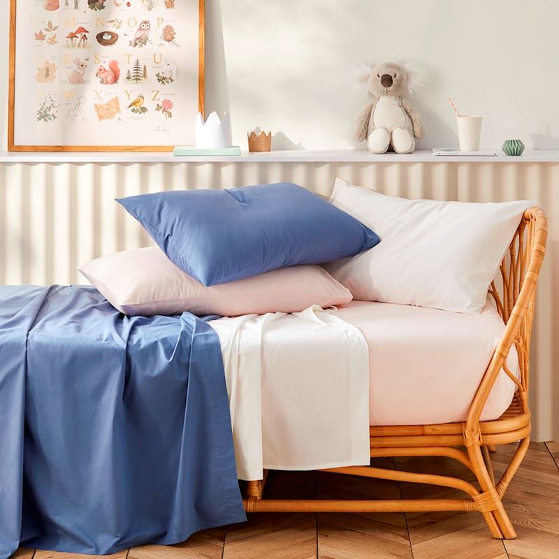 Dreamy Cotton Midnight Blue Sheet Set