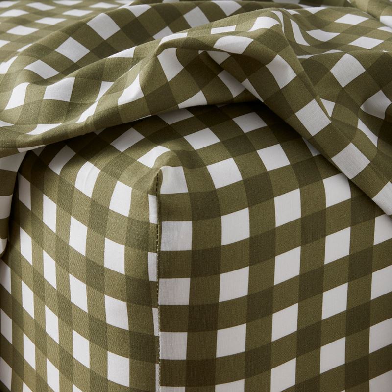 Multi Check Printed Percale Sheet Set