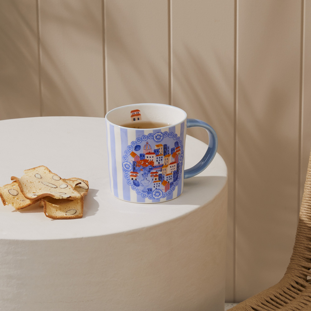 La Dolce Vita Positano Stripes Mug