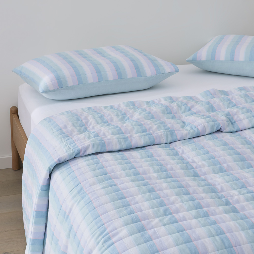Cheerful Stripe Sorbet Quilted Coverlet Separates
