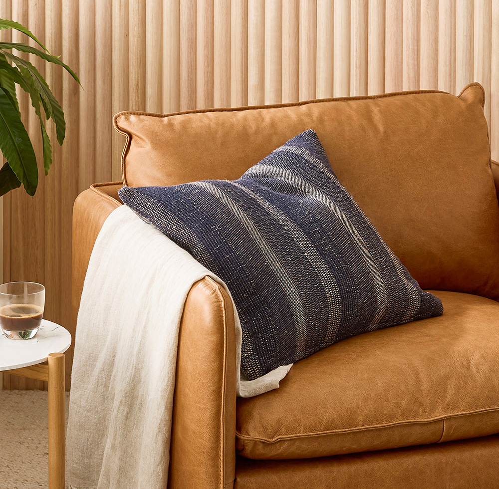 Luxembourg Navy Cushion