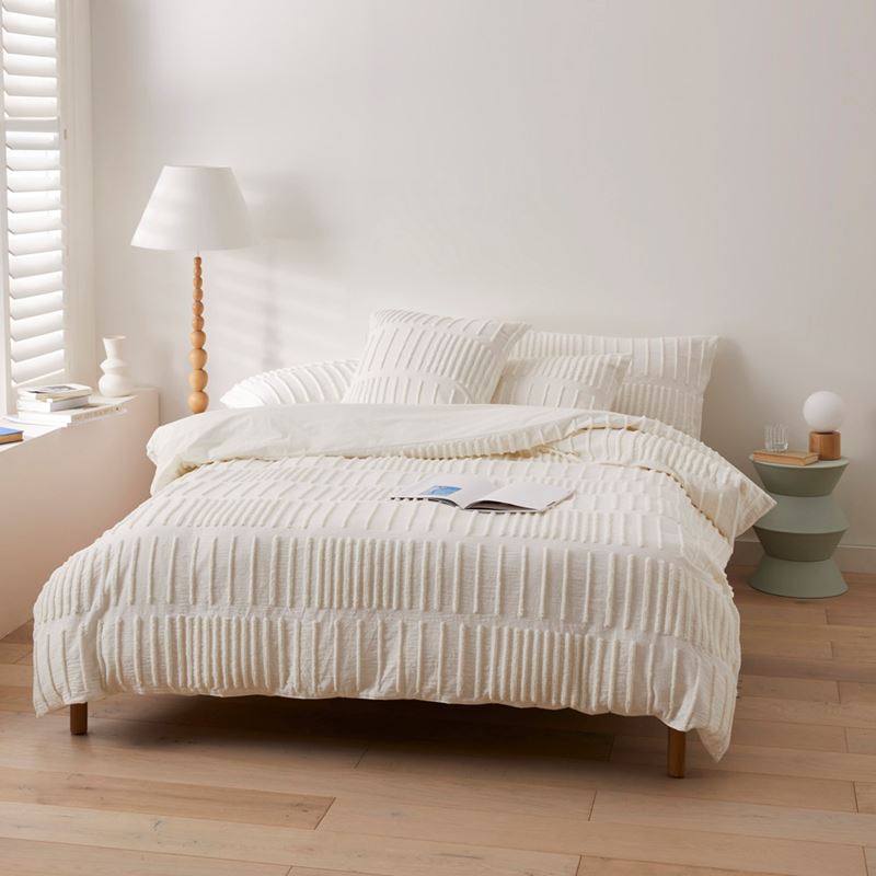 Cody White Tufted Pillowcases