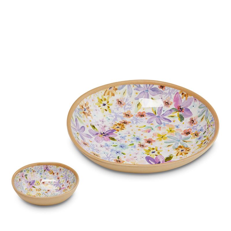Summer Sorbet White Floral Melamine Servingware