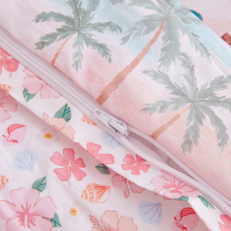 Disney Moana Loves The Sea Sunset Quilted Cot Quilt Cover Set