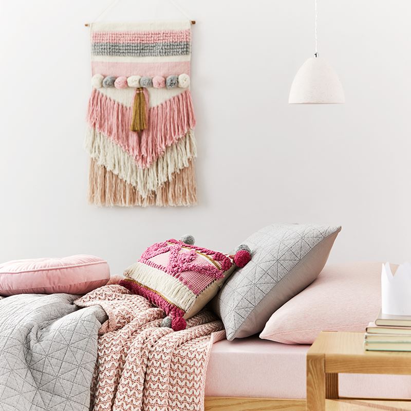 Elvis Grey Quilted Quilt Cover Set