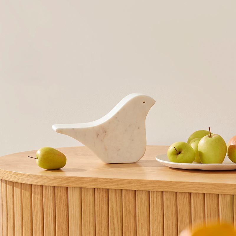 Elba White Marble Bird