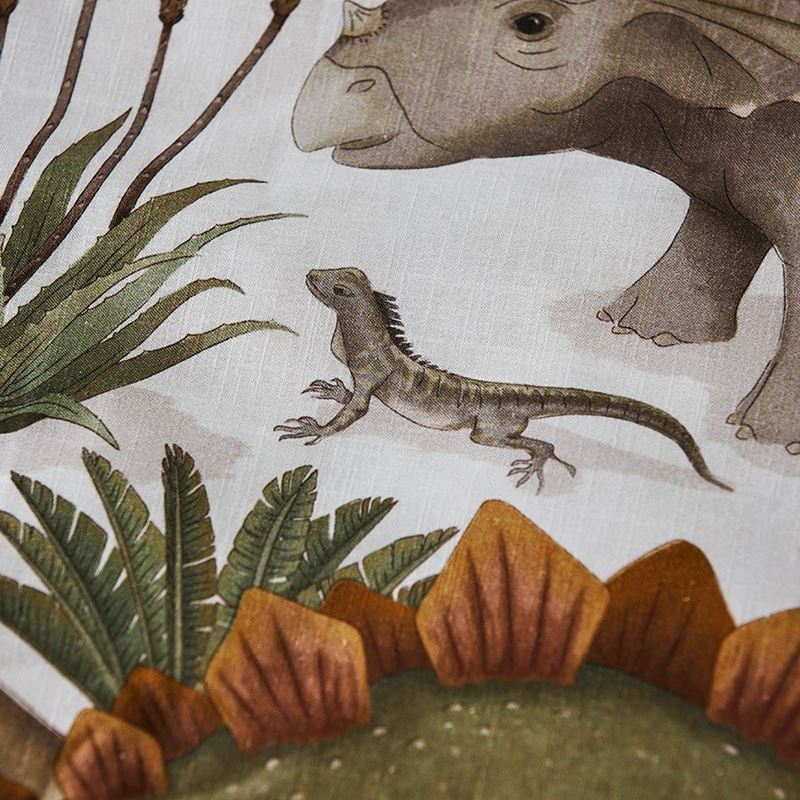 Fleur Harris Prehistorica Natural Cot Quilt Cover Set